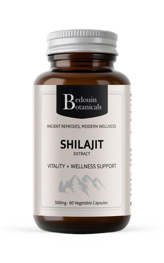 Bedouin Botanicals Shilajit Extract – 500mg Vegetable Capsules
