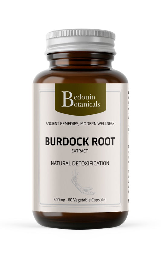 Bedouin Botanicals Burdock Root Extract – 500mg Vegetable Capsules