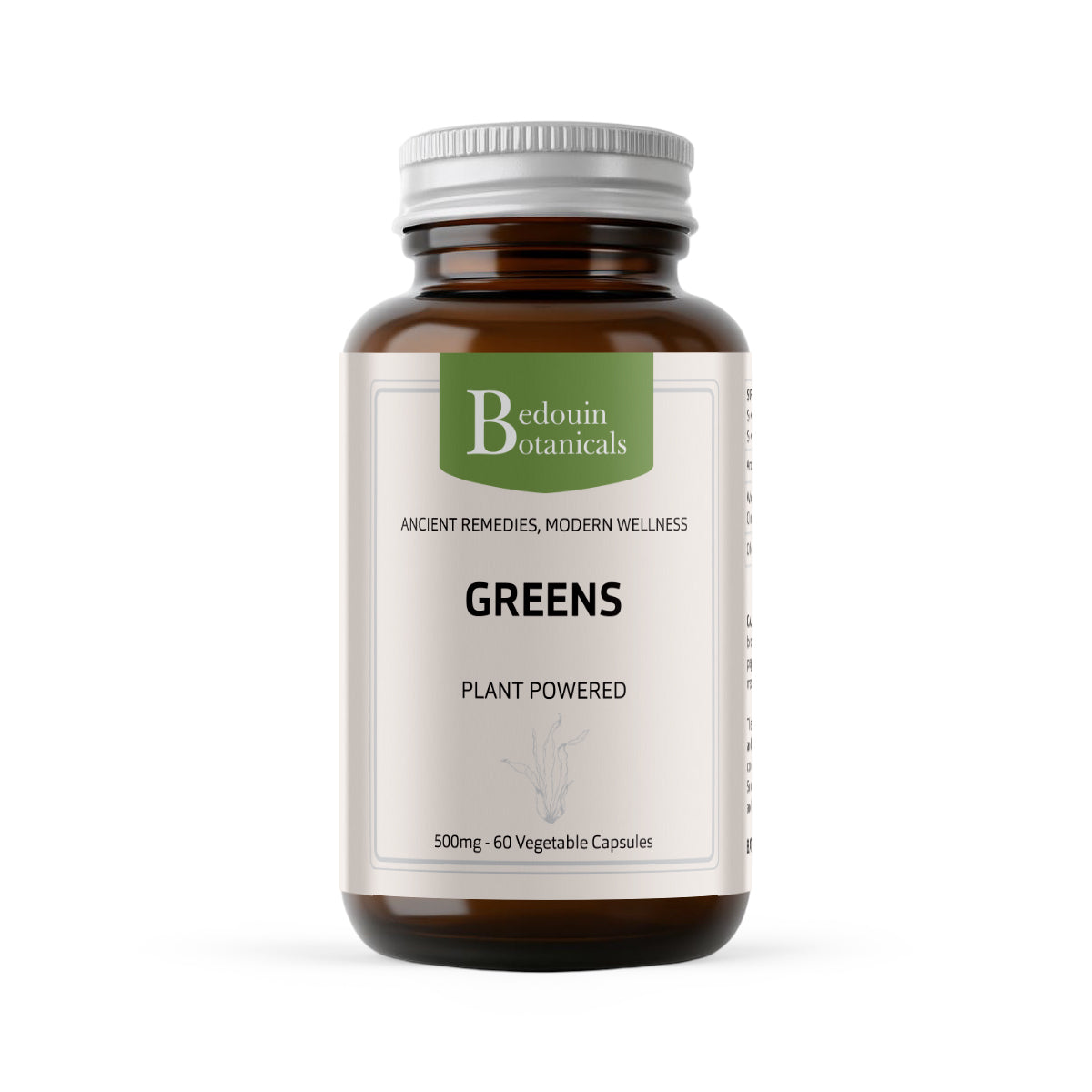 Bedouin Botanicals Greens Complex – 500mg Vegetable Capsules
