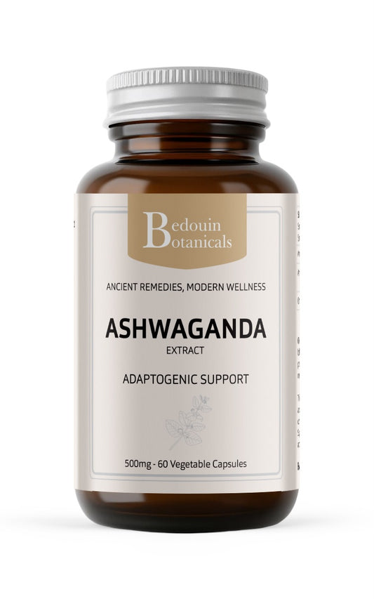 Bedouin Botanicals Ashwagandha Extract – 500mg Vegetable Capsules