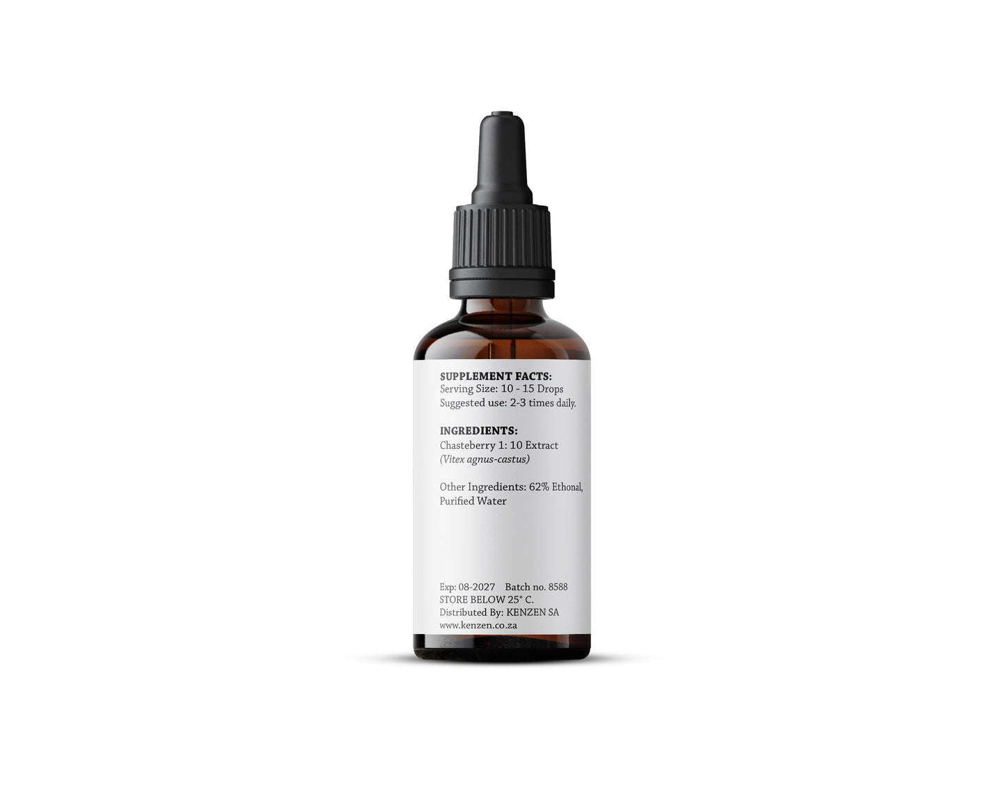 Bedouin Botanicals Chasteberry Tincture – 1:10 Alcohol-Based Extract