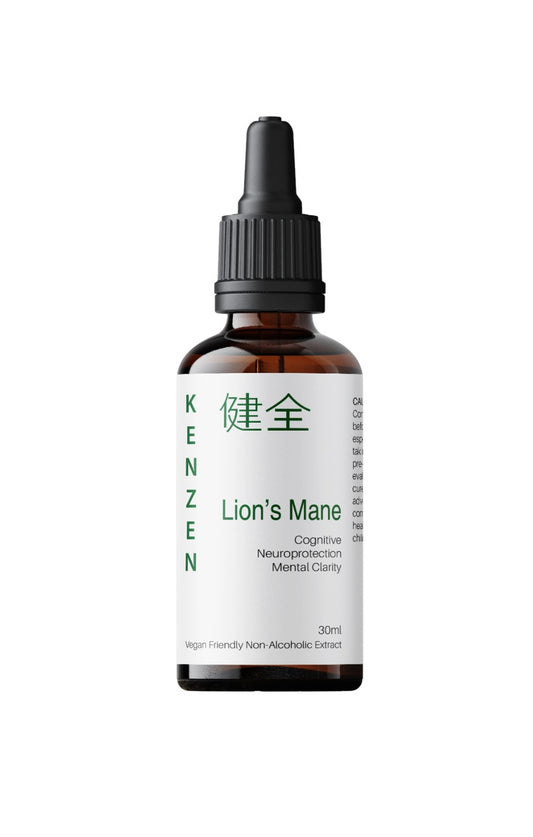 Kenzen Lion’s Mane Tincture | 1:10 Extract | Non-Alcoholic