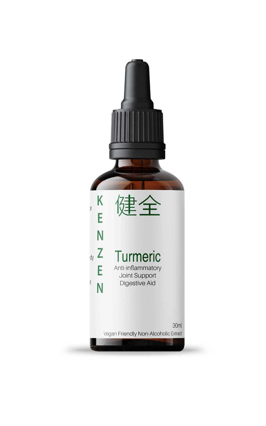 Kenzen Turmeric & Black Pepper Tincture | 1:10 Extract | Non-Alcoholic