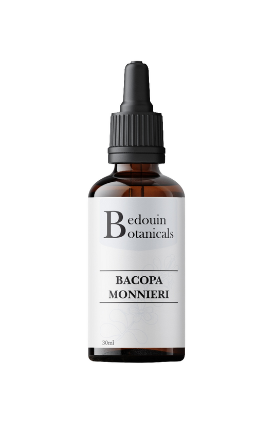 Bedouin Botanicals Bacopa Monnieri Tincture – 1:10 Alcohol-Based Extract