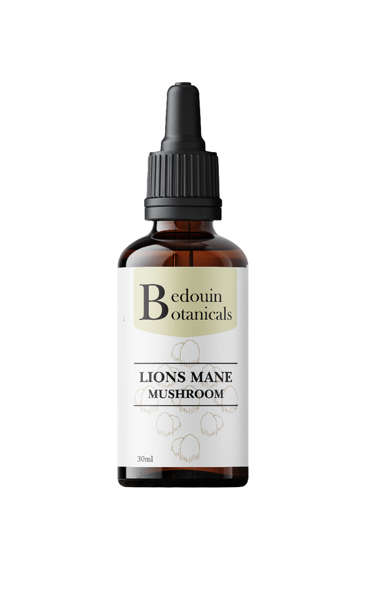 Bedouin Botanicals Lion’s Mane Tincture – 1:10 Alcohol-Based Extract