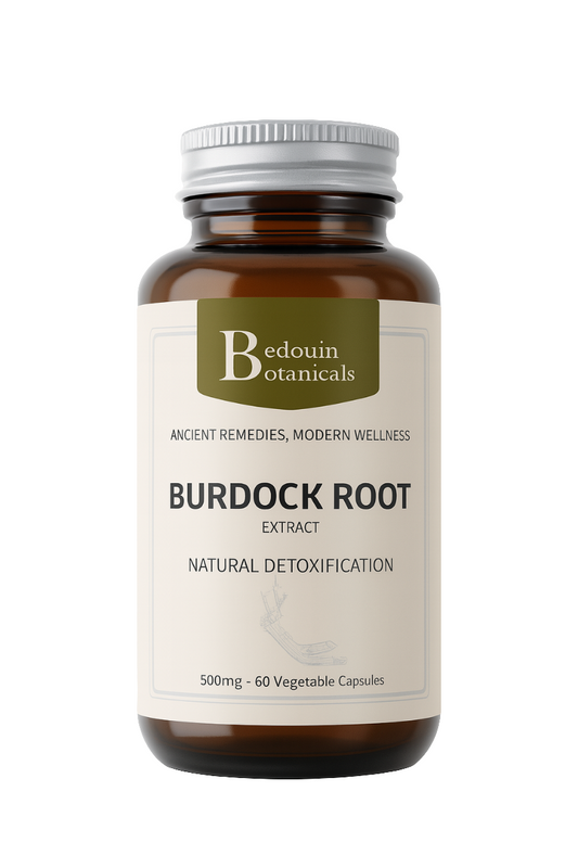 Bedouin Botanicals Burdock Root 4:1 Extract – 500mg Vegetable Capsules